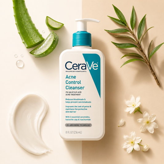 Glow & Clear Skin Bundle | Retinol Gold Mask + CeraVe Acne Cleanser