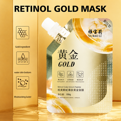 Retinol Gold Face Mask (Buy 1 Get 1 FREE) | Anti-Aging & Brightening Treatment